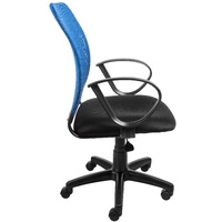 Кресло Алвест AV 219 PL (черный/синий)