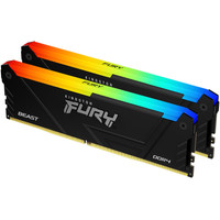 Оперативная память Kingston FURY Beast RGB 2x16ГБ DDR4 3733 МГц KF437C19BB12AK2/32