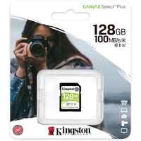 Карта памяти Kingston Canvas Select Plus SDXC 128GB