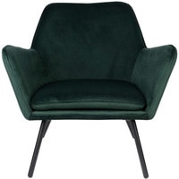 Интерьерное кресло Zuiver WL Bon Velvet (зеленый/черный) в Солигорске
