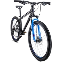 Велосипед Forward Sporting 27.5 3.0 disc р.19 2019 (черный/голубой)