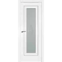 Межкомнатная дверь ProfilDoors 24X 60x200 (пекан белый серебро/стекло кристалл матовый)