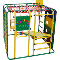 Детский спортивный комплекс Формула здоровья Кубик У Плюс зеленый-радуга