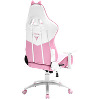 Кресло Zone51 Kitty Meow (розовый/белый)