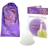 Менструальная чаша Me Luna Classic Shorty XL стебель (прозрачный)