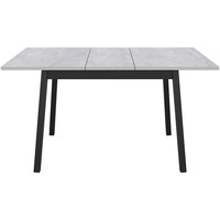 Кухонный стол Avanti Венеция раздвижной 110-142x70x75 (черный муар/цемент светлый)