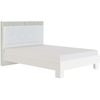 Кровать МСТ. Мебель Белла №1.2 1.4 140x200 с мягкой спинкой (рамух белый)