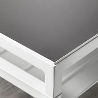 Журнальный столик Ikea Нибода (белый/серый) 203.479.29