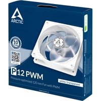 Вентилятор для корпуса Arctic P12 PWM ACFAN00131A (белый/прозрачный)