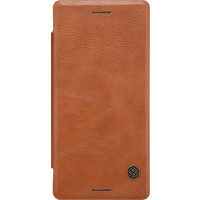 Чехол для телефона Nillkin Qin для Sony Xperia X (коричневый)