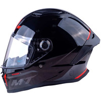 Мотошлем MT Helmets Stinger 2 Solid (XS, глянцевый черный) в Орше