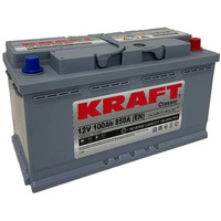 Автомобильный аккумулятор KRAFT Classic 100 R+ (100 А·ч)