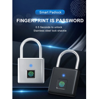 Дверной замок Bozzys Smart Fingerprint Lock Padlock PL-P4 (серебристый)