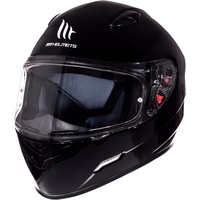 Мотошлем MT Helmets Mugello Solid Gloss (XS, черный)