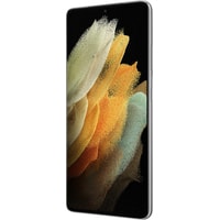 Смартфон Samsung Galaxy S21 Ultra 5G SM-G998B/DS 12GB/512GB Восстановленный by Breezy, грейд A (серебряный фантом)