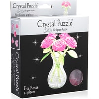 3Д-пазл Crystal Puzzle Букет в вазе 90452