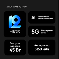 Смартфон Tecno Phantom X2 Pro 12GB/256GB (звездная пыль)
