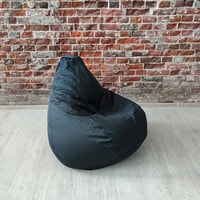 Кресло-мешок Pinokio Груша (XXXL, ткань грета, темно-серый, 1-3 мм)