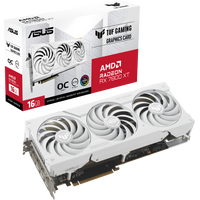 Видеокарта ASUS TUF Gaming Radeon RX 7800 XT White OC Edition 16GB GDDR6 TUF-RX7800XT-O16G-WHITE-GAMING