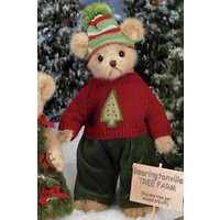 Классическая игрушка Bearington Мишка в шапке, штанах и свитере (36 см) [173150]