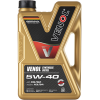 Моторное масло Venol Synthesis Diesel CG SM 5W-40 1л