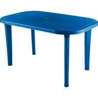 Стол Элластик-Пласт Овальный 136x82x74 (синий)