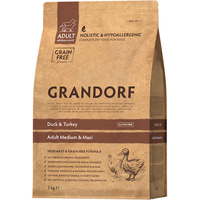 Сухой корм для собак Grandorf Adult Medium & Maxi Duck & Turkey (с уткой и индейкой) 3 кг