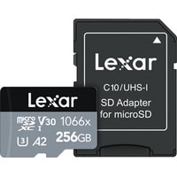Карта памяти Lexar microSDXC LMS1066256G-BNANG 256GB (с адаптером)