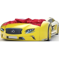Кровать-машина КарлСон Roadster Лексус 162x80 (желтый)