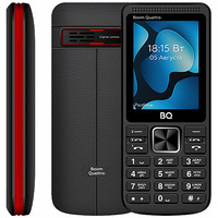 Кнопочный телефон BQ-Mobile BQ-2455 Boom Quattro (черный)