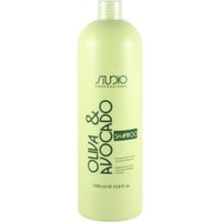 Шампунь Kapous Professional для волос увлажняющий с маслами авокадо и оливы 1000 мл