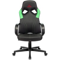 Кресло Zombie Runner (черный/зеленый)