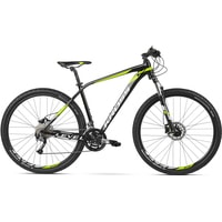 Велосипед Kross Level 3.0 29 S 2020 (черный/зеленый)