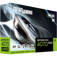 Видеокарта ZOTAC GeForce RTX 4070 Super Twin Edge OC 12GB GDDR6X ZT-D40720H-10M