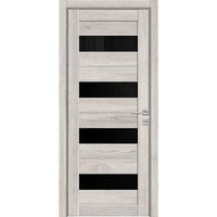 Межкомнатная дверь Triadoors Luxury 571 ПО 55x190 (lagoon/лакобель черный)