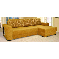 Угловой диван Домовой Элит-М (угловой, желтый)