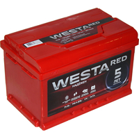 Автомобильный аккумулятор Westa RED 6СТ-74 низкая (74 А·ч)