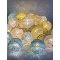 Новогодняя гирлянда ArtStyle Нитяные шарики CL-N225WW