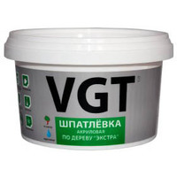 Шпатлевка VGT Экстра по дереву (1 кг, лиственница)