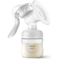 Ручной молокоотсос Philips Avent Natural Motion с бутылочкой для кормления SCD210/03