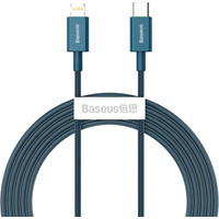 Кабель Baseus Superior USB Type-C - Lightning (1 м, синий)