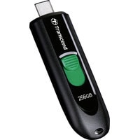 USB Flash Transcend JetFlash 790C 256GB (черный/зеленый)