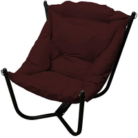 Кресло M-Group Чил 12360402 (черный/бордовая подушка)