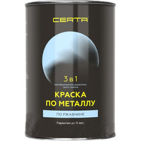 Грунт-эмаль Certa По металлу 3 в 1 0.8 кг (шоколад)