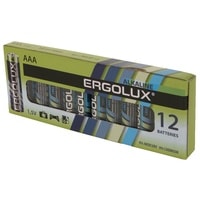 Батарейка Ergolux Alkaline LR03 (AAA) 12шт
