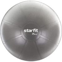 Гимнастический мяч Starfit Pro GB-107 75 см антивзрыв (серый)