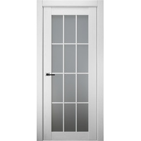 Межкомнатная дверь Belwooddoors Анси 80 см (стекло, экошпон, дуб бранта/мателюкс белый)