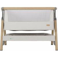 Приставная детская кроватка Tutti Bambini CoZee Luxe с колесами (oak/silver)