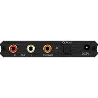 Цифро-аналоговый преобразователь USBTOP Toslink/SPDIF - 3.5mm/RCA + пульт