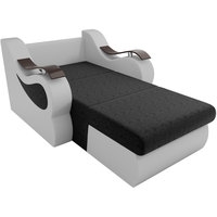 Кресло-кровать Лига диванов Меркурий 100679 60 см (черный/белый)